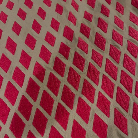 Boden Pink Diamond A-Line Skirt with Pockets - Picture 7 of 8